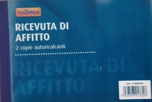 [500141] RICEVUTE AFFITTO BLOCCO 50X2 COPIE