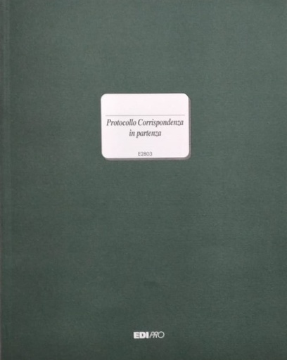 [500156] REGISTRO PROTOCOLLO CORRISPONDENZA IN PARTENZA 50 PAGINE