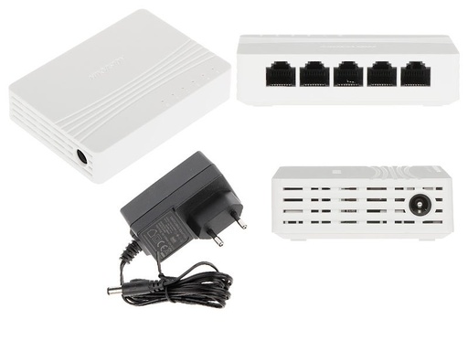 [520047] SWITCH HIKVISION 10/100/1000 5 PORTE DESKTOP