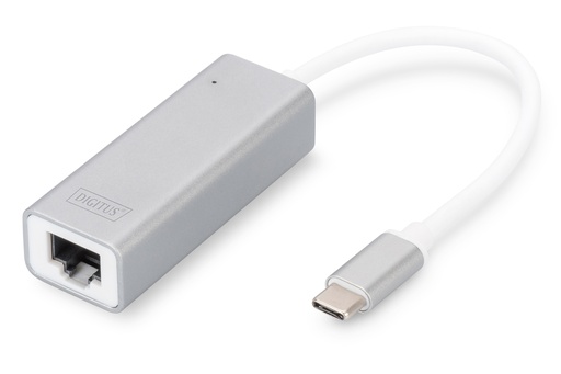 [521633] ADATTATORE RETE DA USB TYPE-C 3.0 RJ45 8 POLI