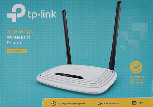 [522011C] ROUTER TP-LINK WIRELESS WR841N + 4P SWITCH