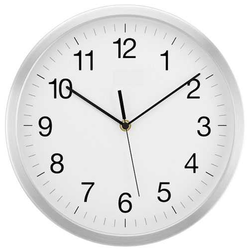 [560134BI] OROLOGIO PARETE EKO bordo Bianco cm.25