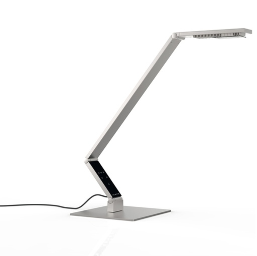 [D92500] Lampada in metallo LUCTRA LINEAR da tavolo 680lm argento