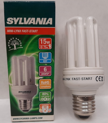 [630204] LAMPADA R.E. 15W=75W E27 GR RISP. 80% A