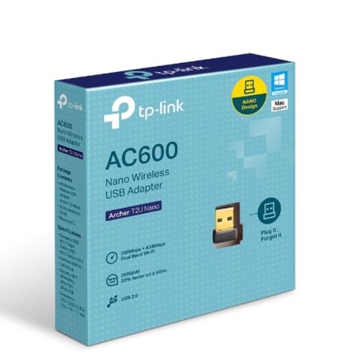 [991607B] ADATTATORE WiFi USB 2.0  200MPS AC600 NANO