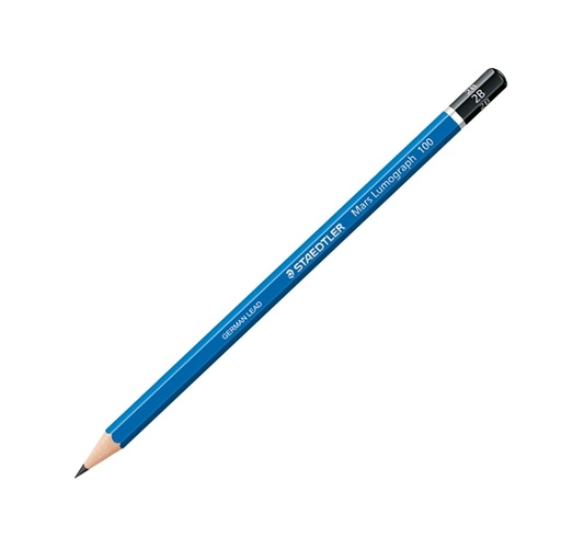 [D24945] Matita grafite Mars Lumograph 100-2B Staedtler