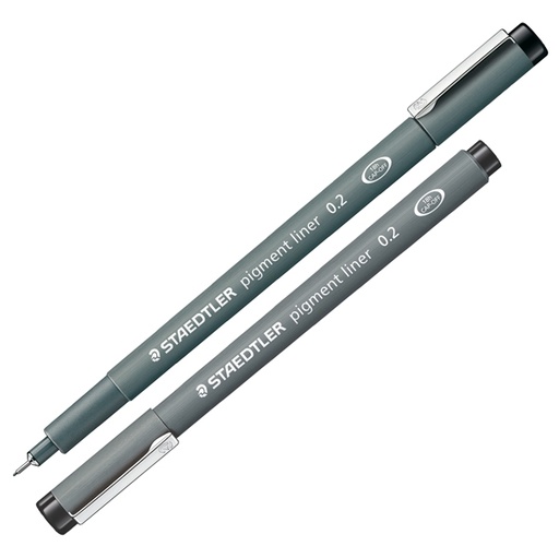[D25011] Pennarello Pigment Liner 308 nero 0,2mm Staedtler