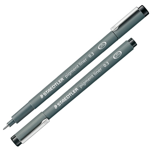 [D25012] Pennarello Pigment Liner 308 nero 0,3mm Staedtler