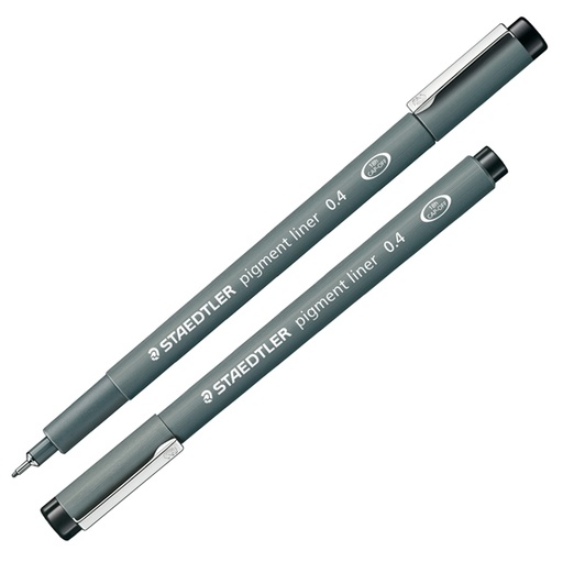 [D25013] Pennarello Pigment Liner 308 nero 0,4mm Staedtler