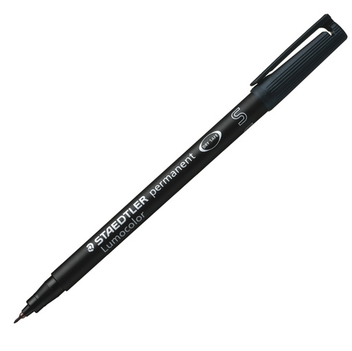 [D25072] PENNARELLO LUMOCOLOR PERMANENT 313 SF 0.4MM NERO