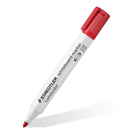 [D25111] PENNARELLO LUMOCOLOR 351 ROSSO P.TONDA PER LAVAGNE CANCELLABILI
