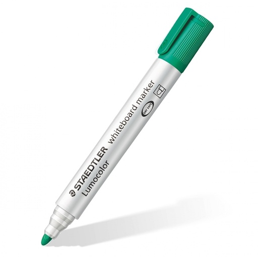 [D25113] PENNARELLO LUMOCOLOR 351 VERDE P.TONDA PER LAVAGNE CANCELLABILI