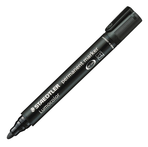 [D25117] MARCATORE LUMOCOLOR PERMANENT 352 NERO P.TONDA STAEDTLER