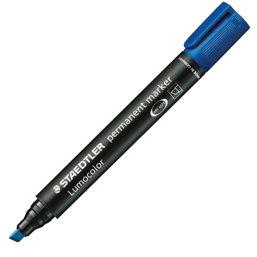 [D25127] MARCATORE LUMOCOLOR PERMANENT 350 BLU P.SCALPELLO STAEDTLER