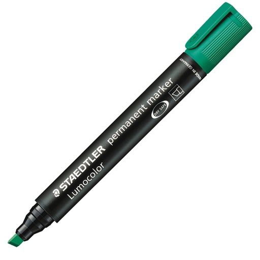 [D25128] MARCATORE LUMOCOLOR PERMANENT 350 VERDE P.SCALPELLO STAEDTLER