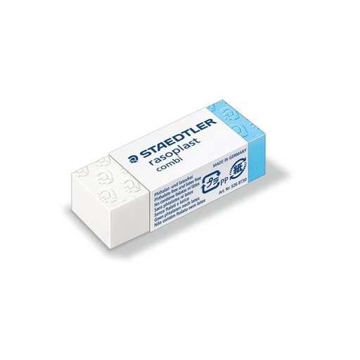 [D25171] BOX 30 GOMME RASOPLAST COMBI 526 BT30 BLU/BIANCA