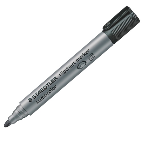 [D25288] Marcatore Lumocolor Flipchart 356 punta tonda nero Staedtler