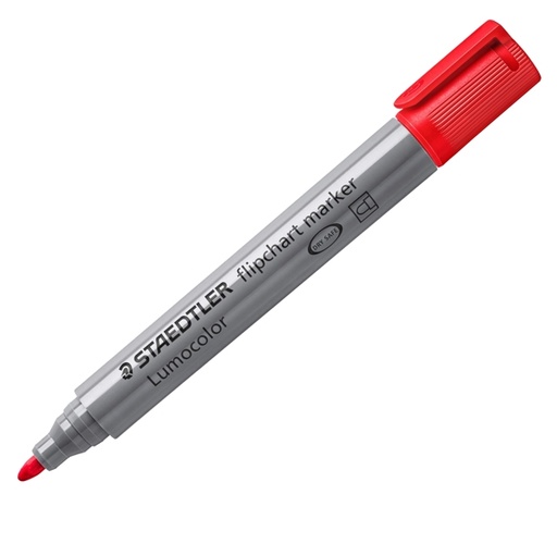 [D25289] Marcatore Lumocolor Flipchart 356 punta tonda rosso Staedtler