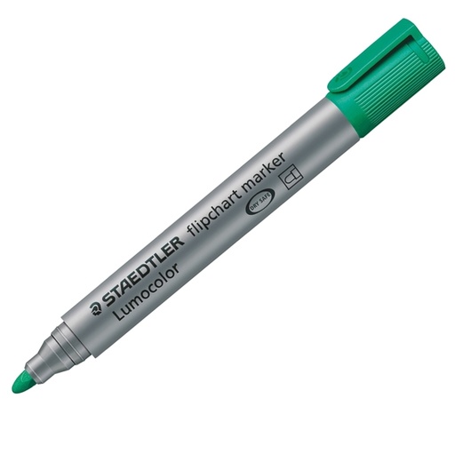 [D25291] Marcatore Lumocolor Flipchart 356 punta tonda verde Staedtler