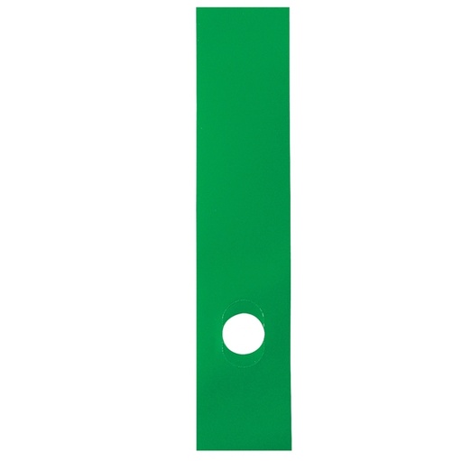 [D25335] Busta 10 copridorso CDR-P PVC adesivi verde 7x34,5cm SEI ROTA