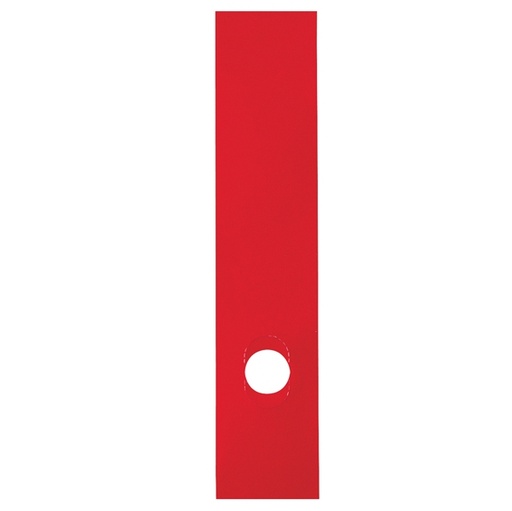 [D25340] Busta 10 copridorso CDR-P PVC adesivi rosso 7x34,5cm SEI ROTA