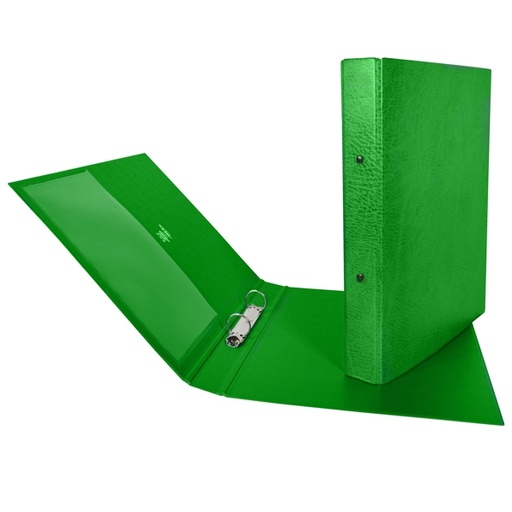 [D25440] Raccoglitore STELVIO 25 A4 2R verde 22x30cm SEI ROTA