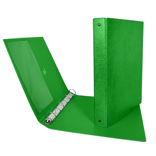 [D25466] Raccoglitore STELVIO 25 A4 4R verde 22x30cm SEI ROTA