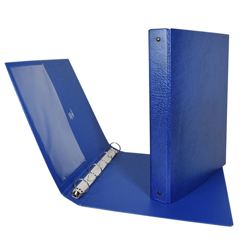 [D25467] Raccoglitore STELVIO 25 A4 4R blu 22x30cm SEI ROTA