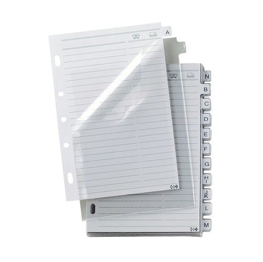 [D25709] RUBRICA A-Z PER TELEX 3 e COMBI 2000 15X21CM (A5)