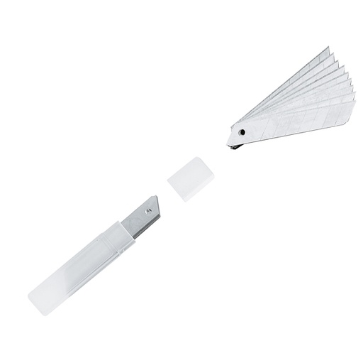[D25757] TUBETTO 10 LAME PER CUTTER GRANDE 17MM MB-501 LEBEZ
