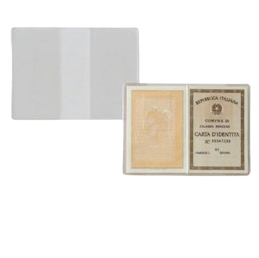 [D26090] 100 BUSTE PORTA CARTA IDENTITA' 15,5X11CM