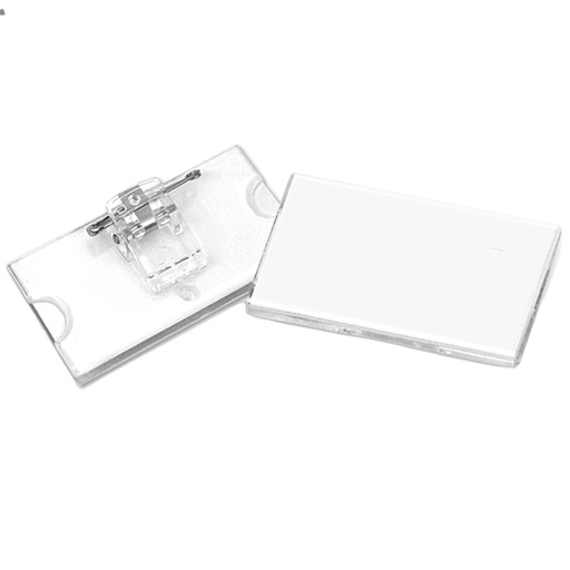 [D26166] PORTANOME 65x30mm C/CLIP+SPILLA 31-080 LEBEZ