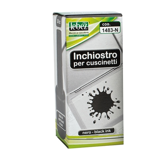 [D26370] INCHIOSTRO NERO 30ml ART.1483 S/OLIO X CUSCINETTI LEBEZ