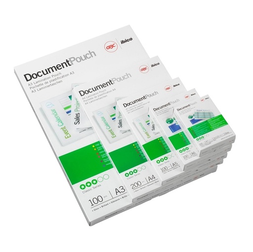 [D26605] Scatola 100 pouches 2x250mm 65x95mm Goverment Card GBC