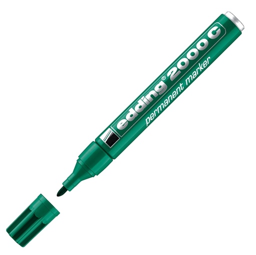 [D27468] MARCATORE EDDING 2000C VERDE P.CONICA