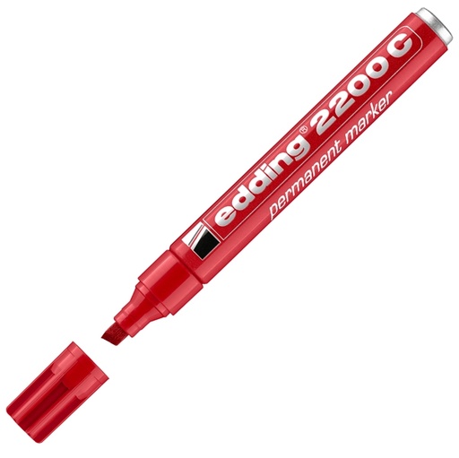 [D27470] MARCATORE EDDING 2200C ROSSO P.SCALPELLO