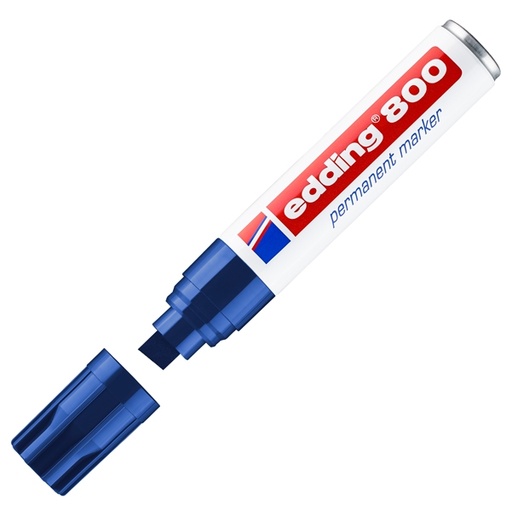 [D27492] MARCATORE EDDING 800 BLU PS 4-12MM PERMANENTE