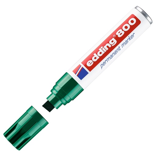 [D27493] MARCATORE EDDING 800 VERDE PS 4-12MM PERMANENTE
