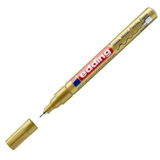 [D27579] Marcatore EDDING 780 punta extra fine vernice oro
