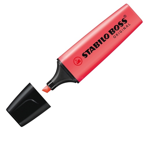 [D27677] EVIDENZIATORE STABILO BOSS ROSSO 70/40