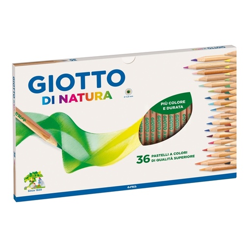 [D28091] ASTUCCIO 36 PASTELLI GIOTTO DI NATURA