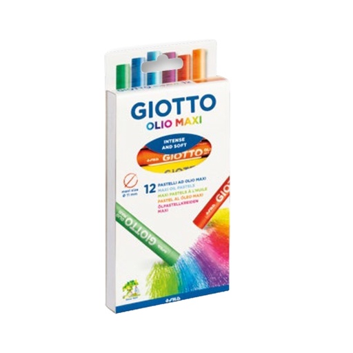 [D28124] ASTUCCIO 12 PASTELLI GIOTTO OLIO