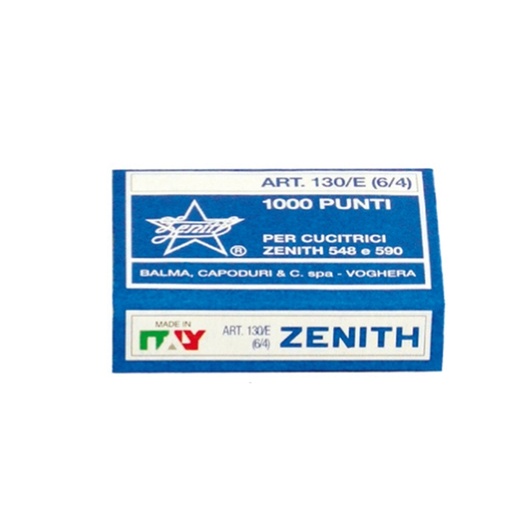 [D28176] SCATOLA 1000 PUNTI ZENITH 130/E (6/4) IN ACCIAIO NATURALE