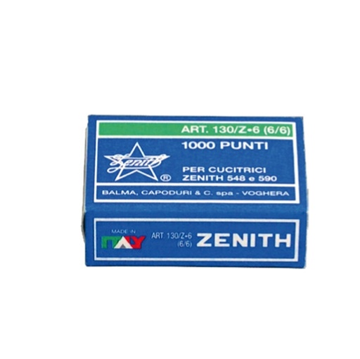 [D28183] SCATOLA 1000 PUNTI ZENITH 130/Z6 (6/6) IN ACCIAIO ZINCATO