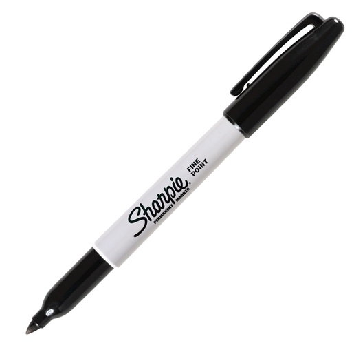 [D29105] MARCATORE SHARPIE NERO PERMANENTE P.FINE