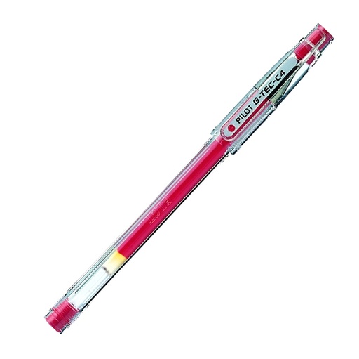 [D29431] PENNA SFERA GEL G-TEC-C4 ROSSO 0.4MM PILOT