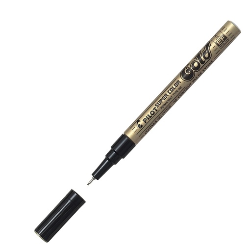 [D29466] Marcatore SUPER COLOR punta extra fine vernice gold PILOT
