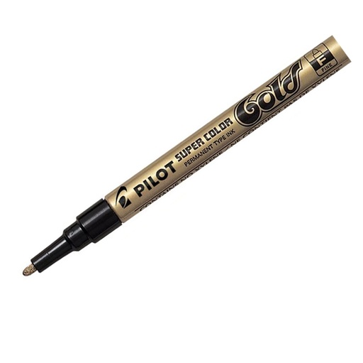 [D29467] Marcatore SUPER COLOR punta fine vernice gold PILOT