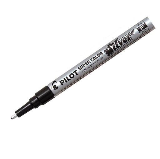 [D29468] Marcatore SUPER COLOR punta fine vernice silver PILOT