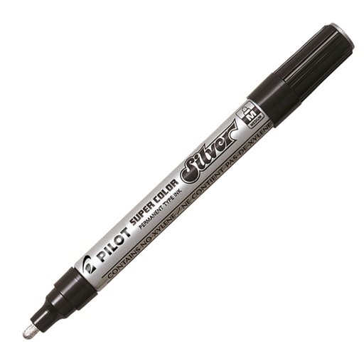 [D29469] Marcatore SUPER COLOR punta media vernice silver PILOT
